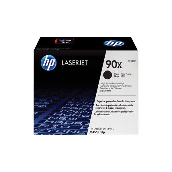 Toner HP 90X - CE390X Preto original de alta capacidad 24000 páginas Toner HP 90X - CE390X Preto original de alta capacidad 24000 páginas