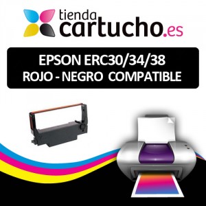Cinta Epson ERC30/34/38 Negro/Rojo PARA LA IMPRESORA TTR EPSON