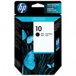 HP 10 Negro Cartucho de tinta Original PARA LA IMPRESORA HP Color InkJet CP1700 Tinteiros