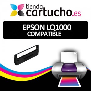 Cinta Epson LQ1000 Negra Matricial compatible PARA LA IMPRESORA Compatibles - todos los productos