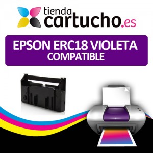 Cinta Epson Compatible ERC18 Violeta PARA LA IMPRESORA TTR EPSON
